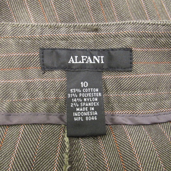 Alfani Gray, Pink & Wine Stripped Cropped Pants - Picture 5 of 6